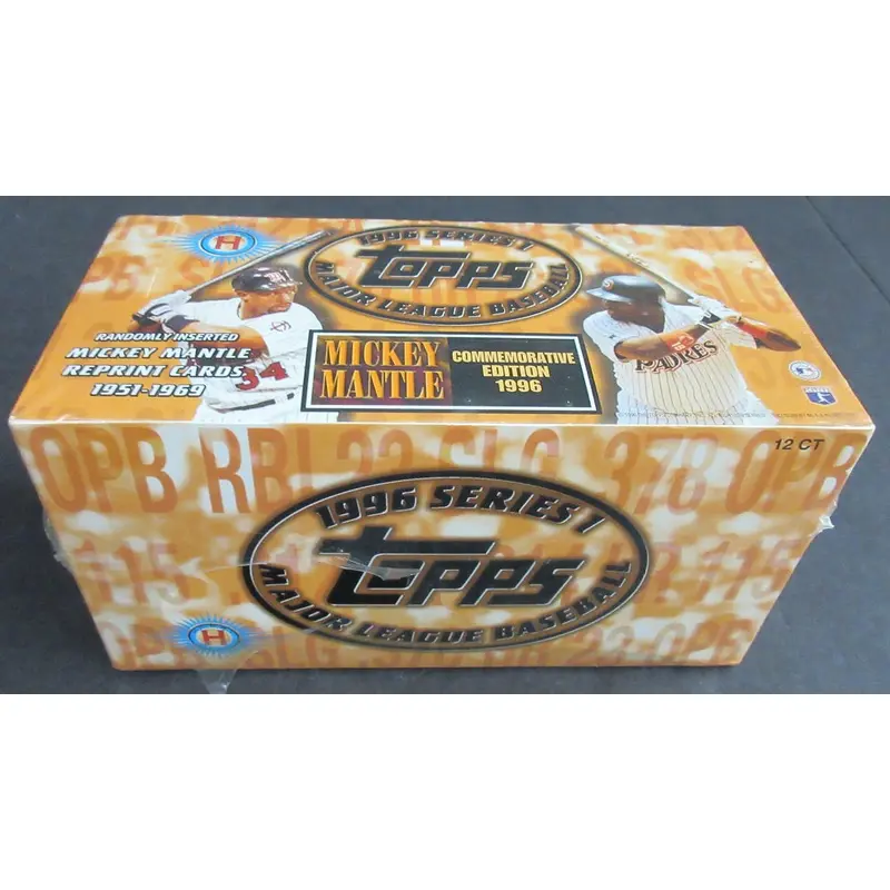 1996 Topps Baseball Series 1 Jumbo Box (Hobby) (12/41)