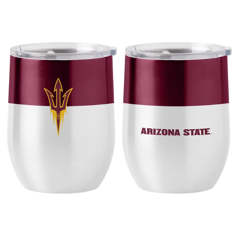 AZ State Color Block 16 oz Stainless Curved Beverage