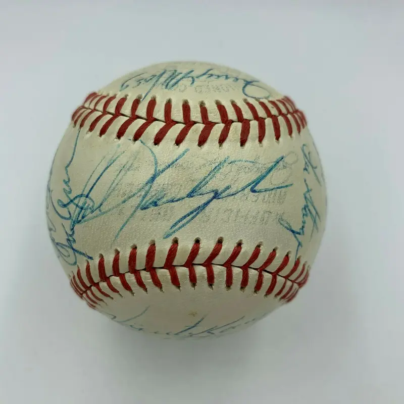 Nice 1969 Boston Red Sox Team Signed AL Baseball Carl Yastrzemski JSA COA