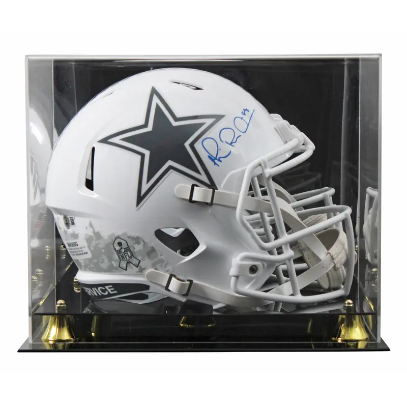 Cowboys Michael Irvin Signed STS III Full Size Speed Rep Helmet W/ Case BAS Wit