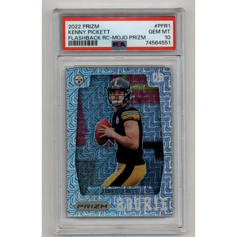 Kenny Pickett 2022 Prizm Flashback Rookie Mojo 23/25 PSA 10 Gem Mint
