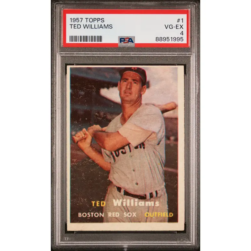 Ted Williams 1957 Topps #1 PSA 4 VG-EX