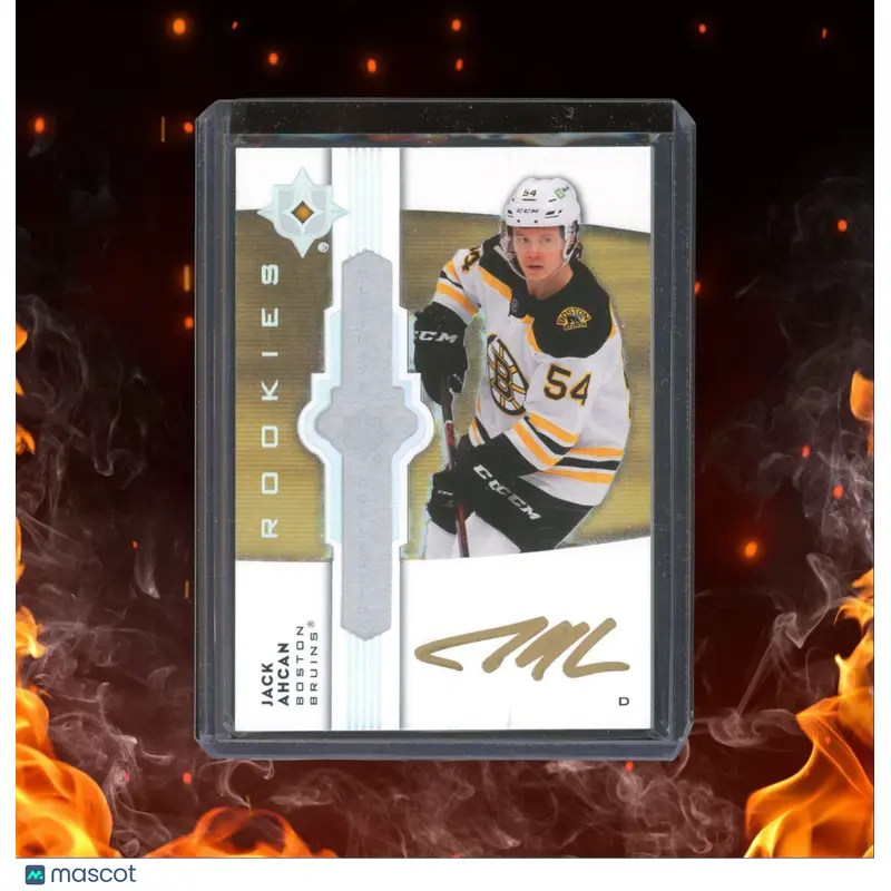 2021-22 Upper Deck Ultimate Jack Ahcan Rookie Auto #UE-AJ