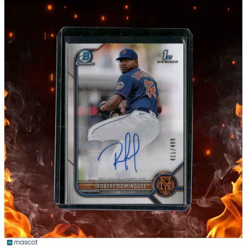 2022 Bowman Chrome Robert Dominguez 1st Bowman Refractor Auto 411/499 #CPA-RD