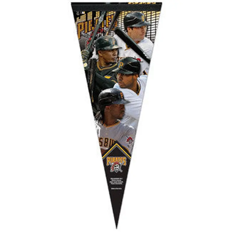 Pittsburgh Pirates "Sluggers" (McCutchen, Alvarez, Jones, Harrison) Premium Pennant