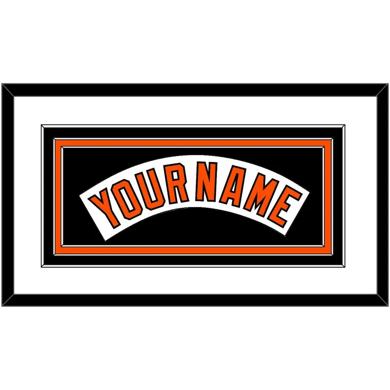 Baltimore Nameplate - Home White (1989-1994) - Triple Mat 2