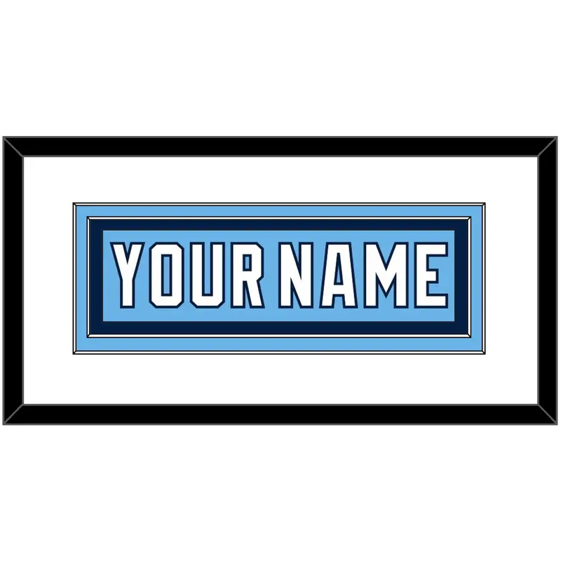 Pittsburgh Nameplate - 2008 Winter Classic Powder Blue - Double Mat 1