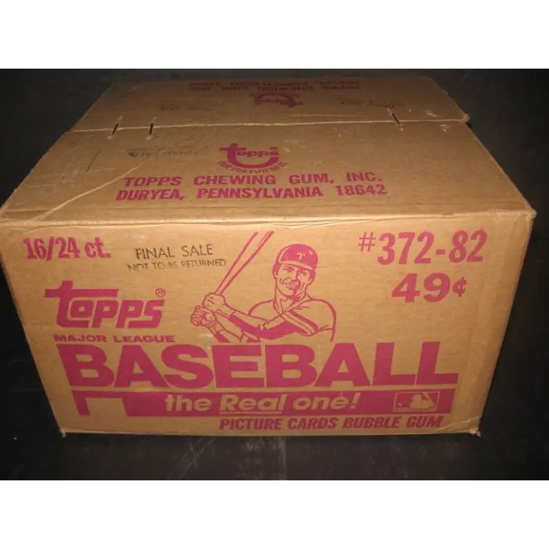 1982 Topps Baseball Cello Case (16 Box)