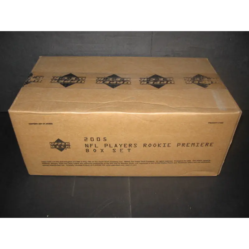 2005 Upper Deck Football Rookie Premiere Factory Set Case (24 Sets)