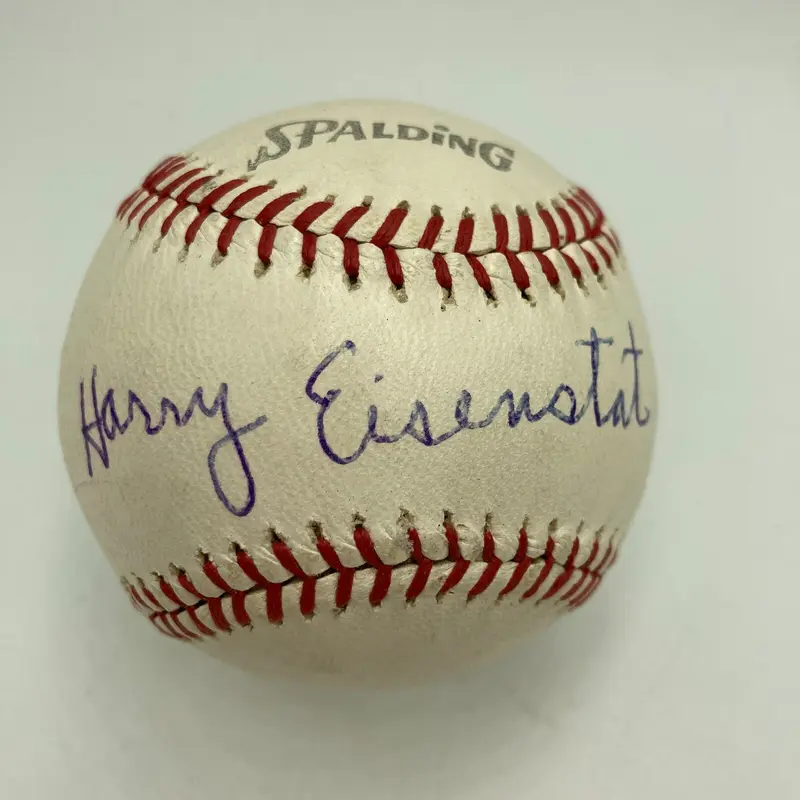 Harry Eisenstat Signed Vintage Spalding Baseball JSA COA