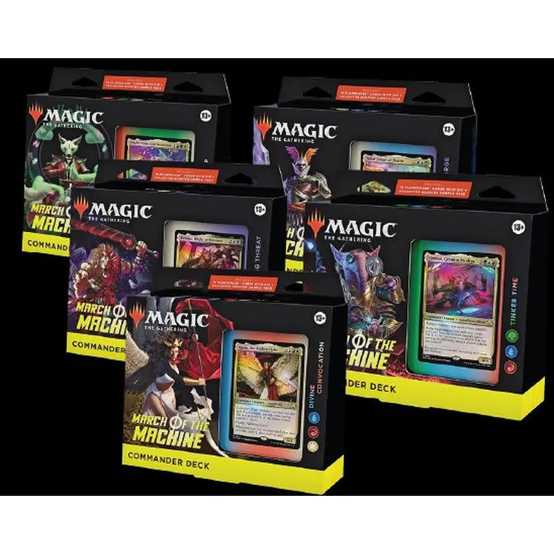 Magic The Gathering March of the Machine Commander Decks - 5 Deck Set