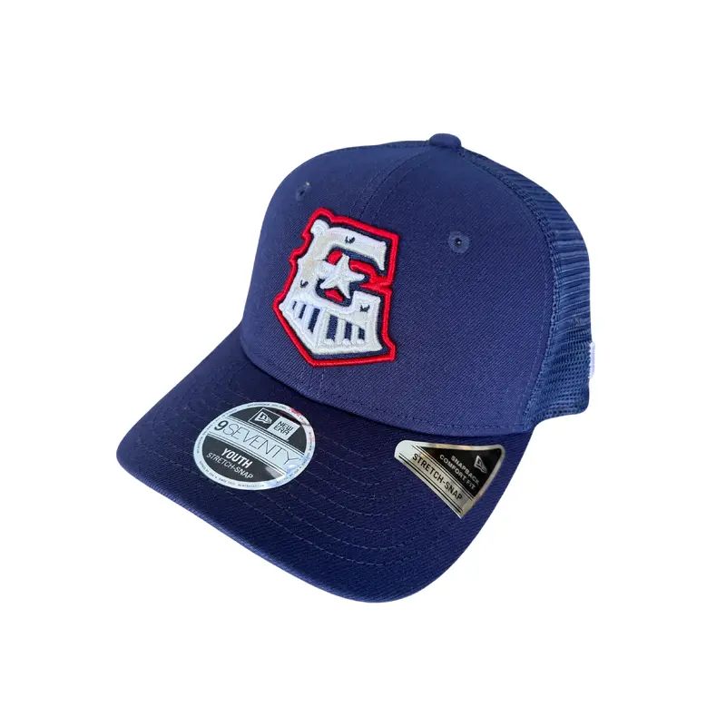 Round Rock Express New Era Navy/Navy Mesh Trucker 970