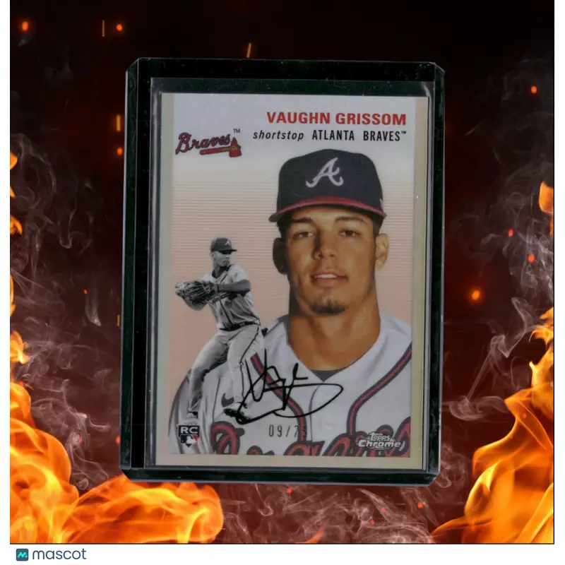 2023 Topps Chrome Platinum Anniversary Vaughn Grissom Rose Gold Refractor Rookie
