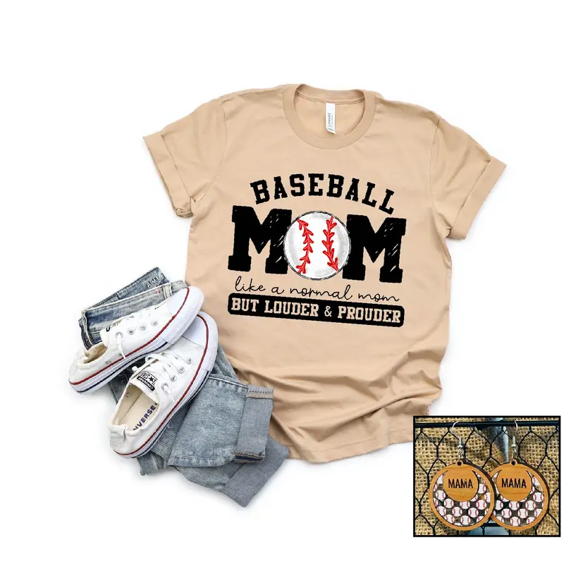 Baseball Mom- Louder & Prouder