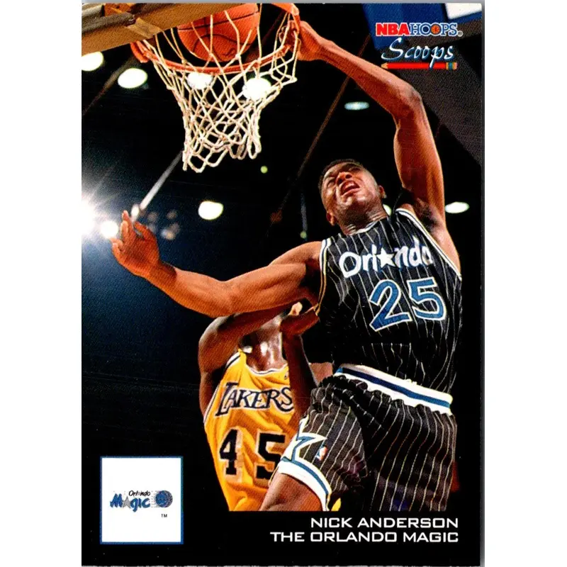 1993 Hoops Scoops Fifth Anniversary Gold Nick Anderson #HS19