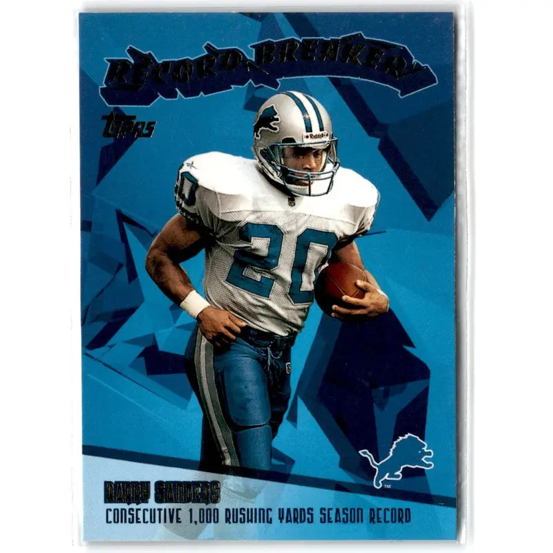 2003 Topps Record Breakers Barry Sanders #RB1