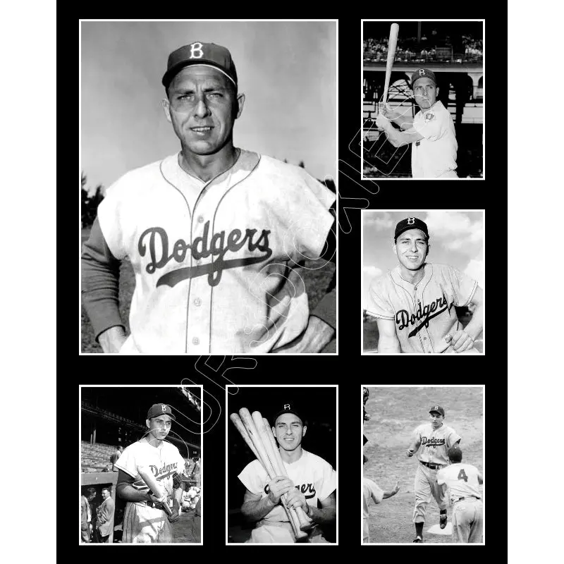 Gil Hodges Collage 8X10 Photo - Brooklyn Los Angeles Dodgers - 407