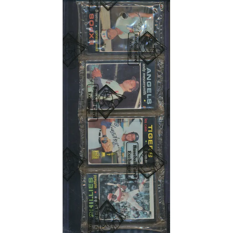 1971 Topps Baseball Unopened Rack Pack