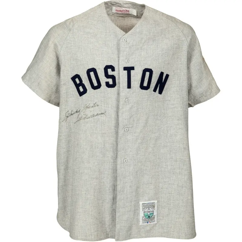 Ted Williams Splendid Splinter Signed Inscribed Boston Red Sox Jersey Beckett