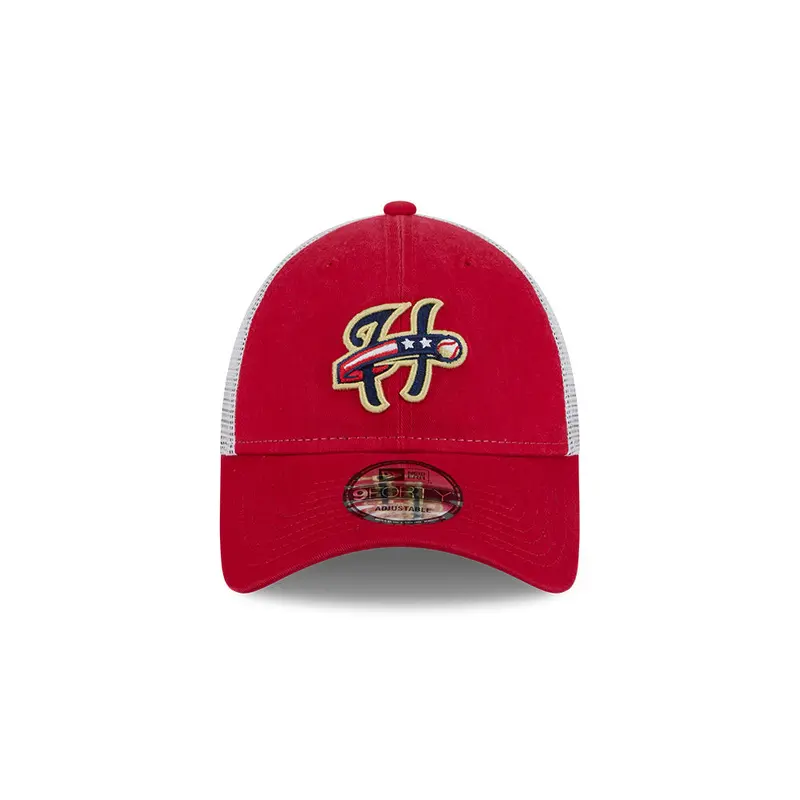 Harrisburg Senators New Era Red Trucker Cap