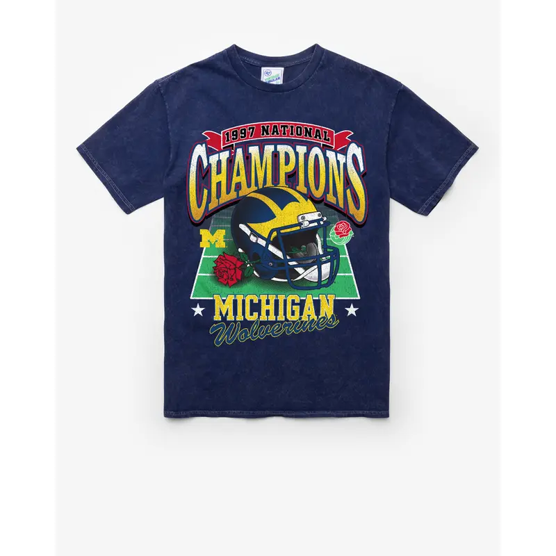 MICHIGAN WOLVERINES H-BOWLS LOCKER VINTAGE '47 TUBULAR TEE