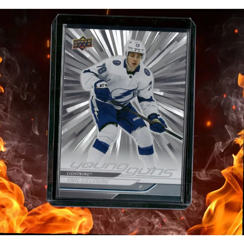 2024-25 Upper Deck Emil Lilleberg Young Guns Outburst Silver Rookie #241
