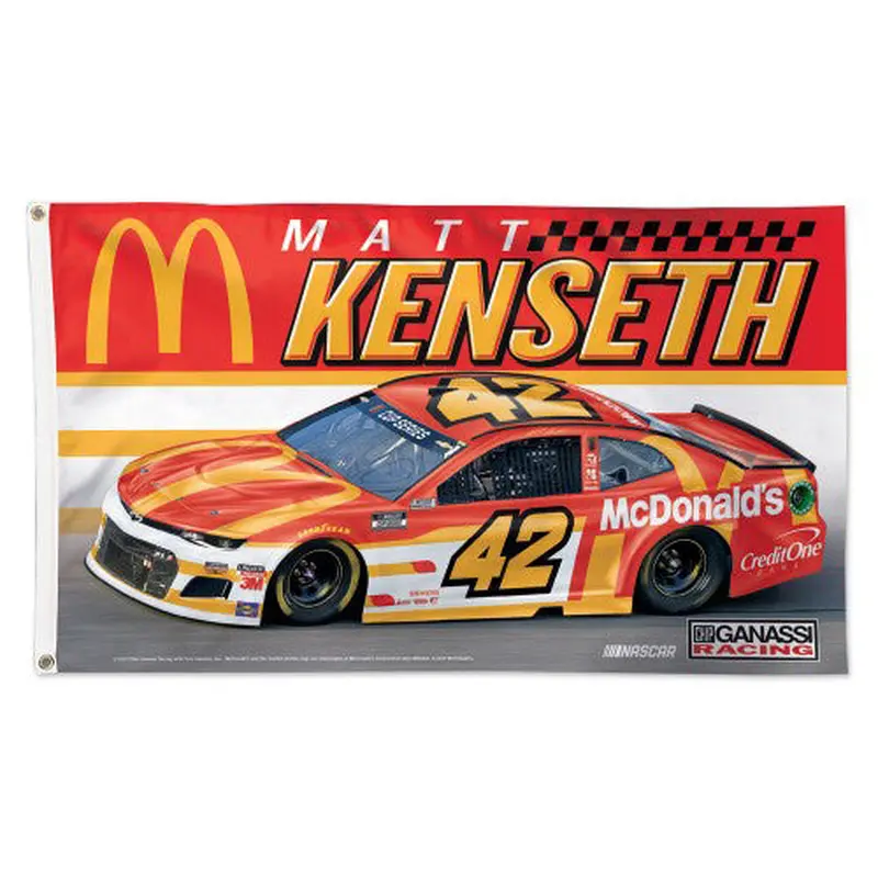 Matt Kenseth NASCAR McDonald's #42 Huge 3' x 5' Deluxe FLAG - Wincraft 2020