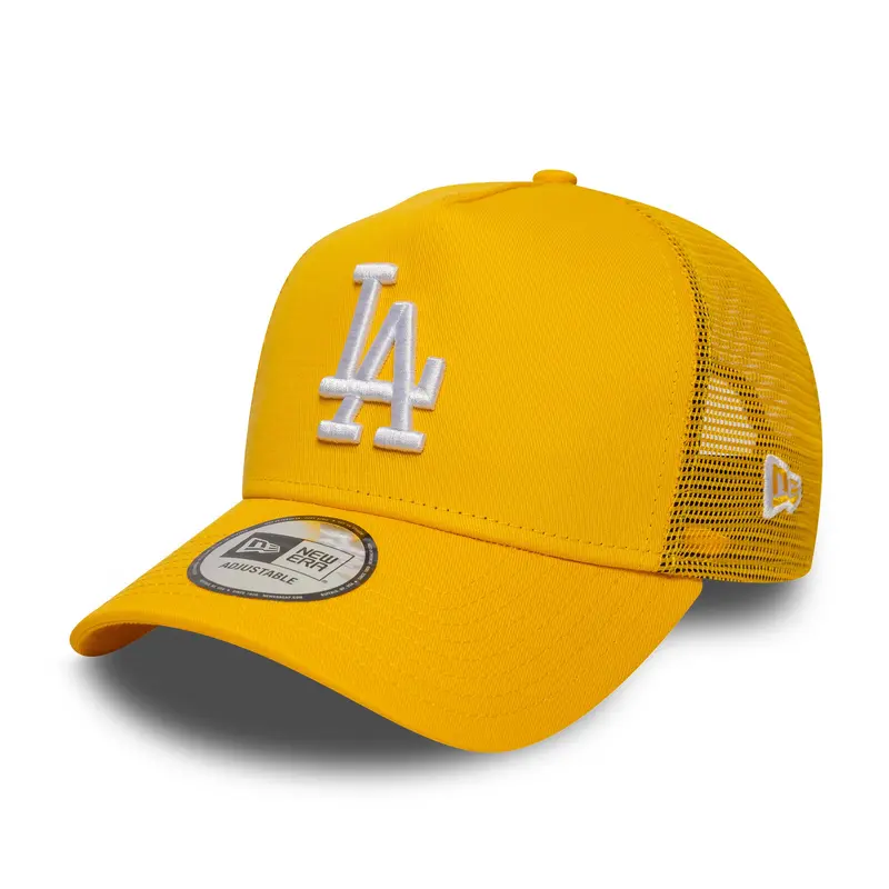 New Era - Los Angeles Dodgers League Essential - Trucker Cap - Light Yellow
