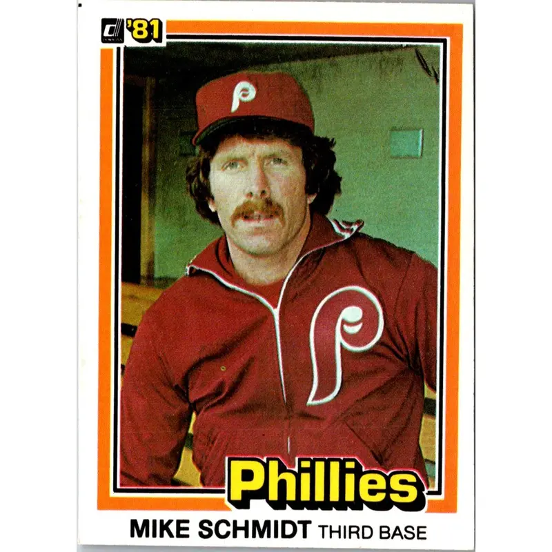 1980 Topps Burger King Philadelphia Phillies Mike Schmidt #6