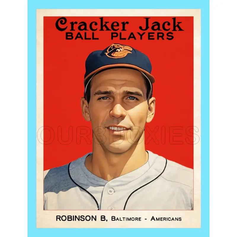 Brooks Robinson 1914 Cracker Jack Custom Card - 3658