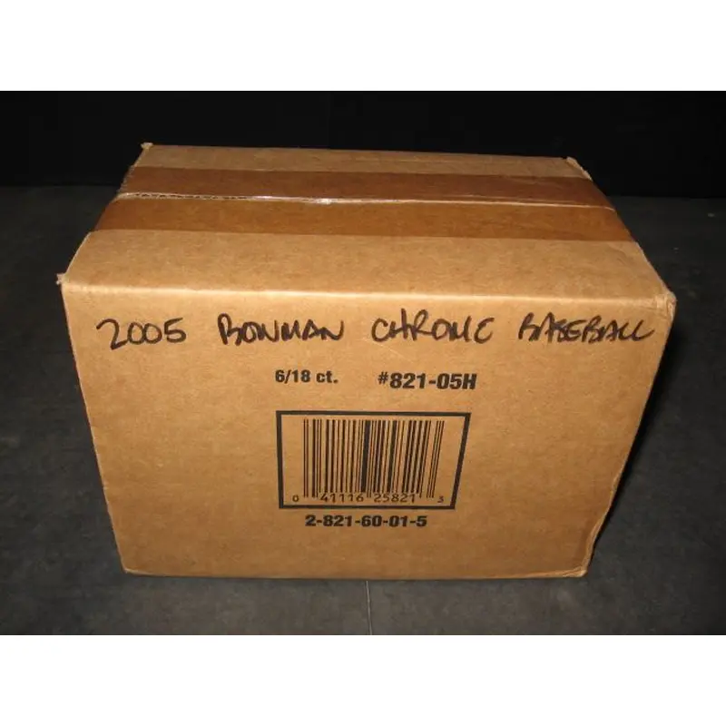 2005 Bowman Chrome Baseball Case (Hobby) (6 Box)
