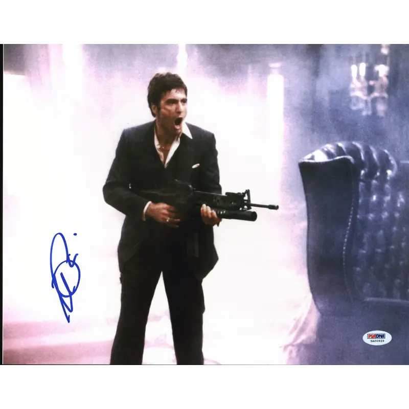 Al Pacino Scarface Authentic Signed 11x14 Horizontal Photo Auto 10! PSA Itp 1