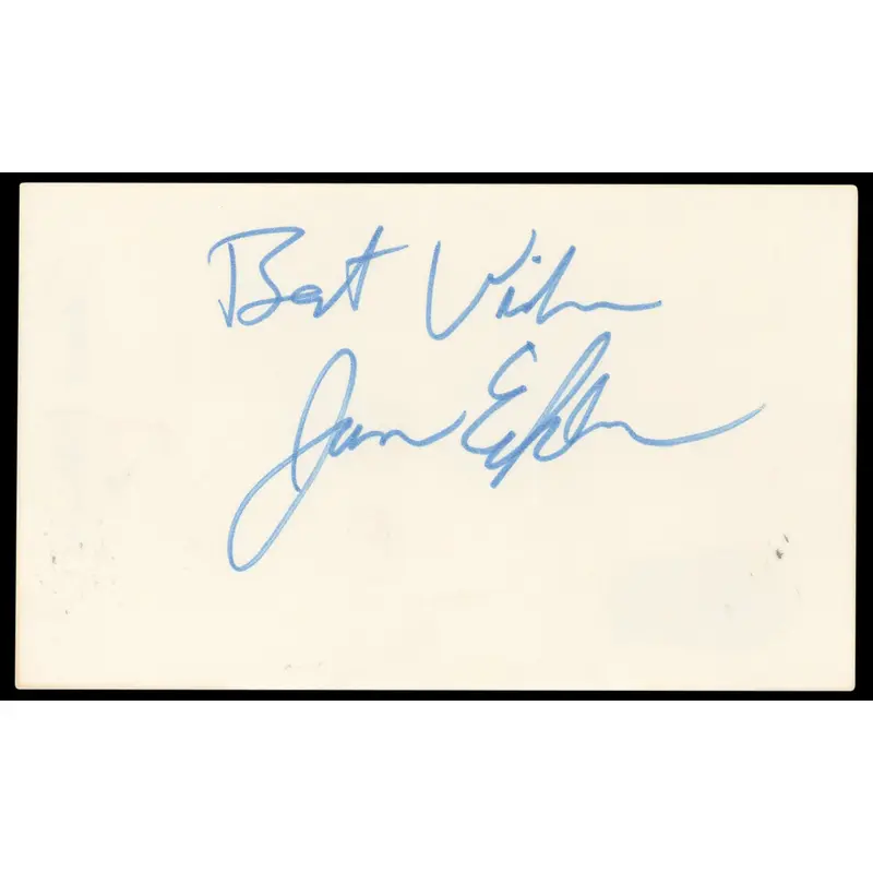 James Eckhouse Beverly Hills, 90210 Authentic Signed 3x5 Index Card BAS #BP50613