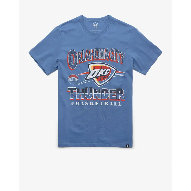 OKLAHOMA CITY THUNDER COURT PRESS '47 FRANKLIN TEE