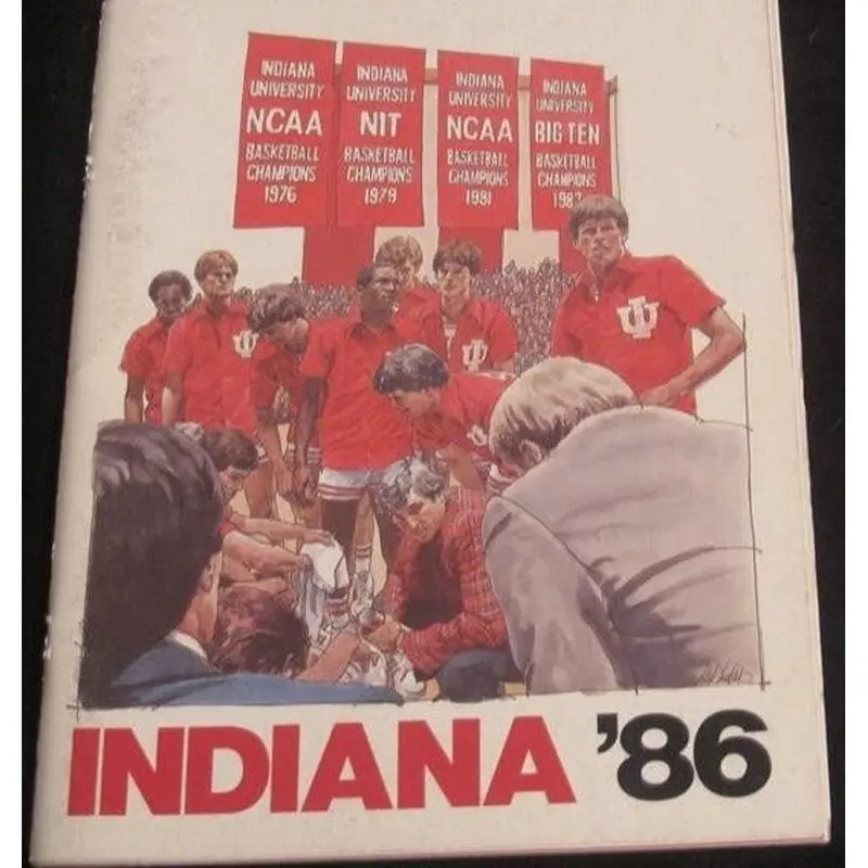 1986 Indiana University Basketball Media Guide