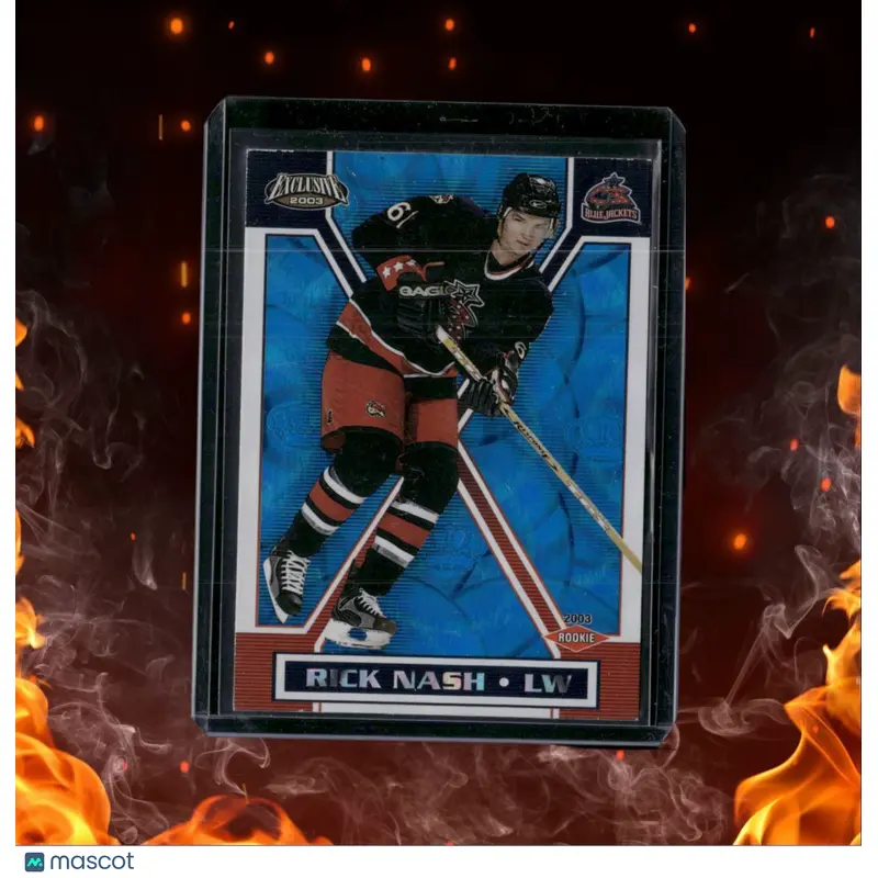 2003-04 Pacific Exclusive Rick Nash Blue Rookie 066/699 #196