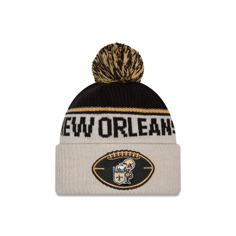 New Era - New Orleans Saints - NFL Sideline Beanie - Stone/OTC