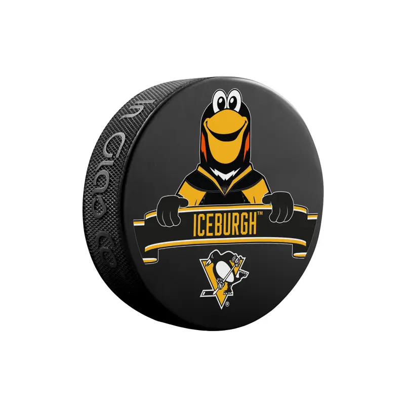 NHL Pittsburgh Penguins Mascot Souvenir Hockey Puck