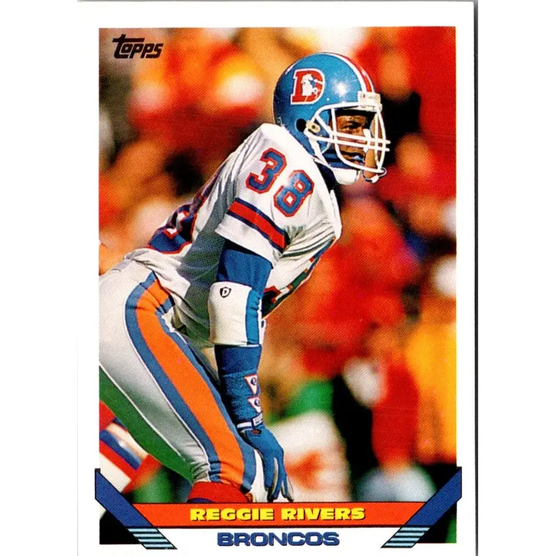 1993 Topps Reggie Rivers #491 Rookie