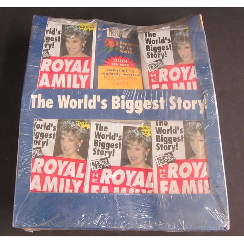 1993 Press Pass The Royal Family Trading Cards Box (50/13)