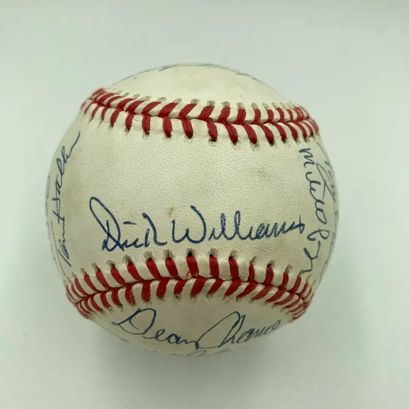 Dick Williams Dean Chance Mickey Lolich Baseball Legends Signed Baseball 20 Sigs