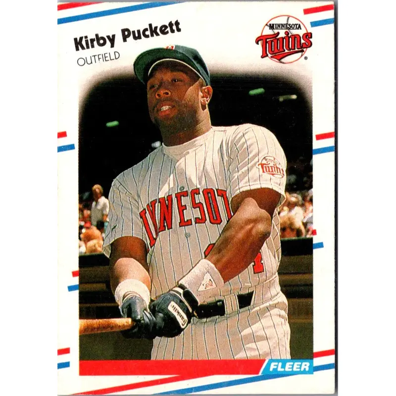 1988 Fleer Glossy Kirby Puckett #19