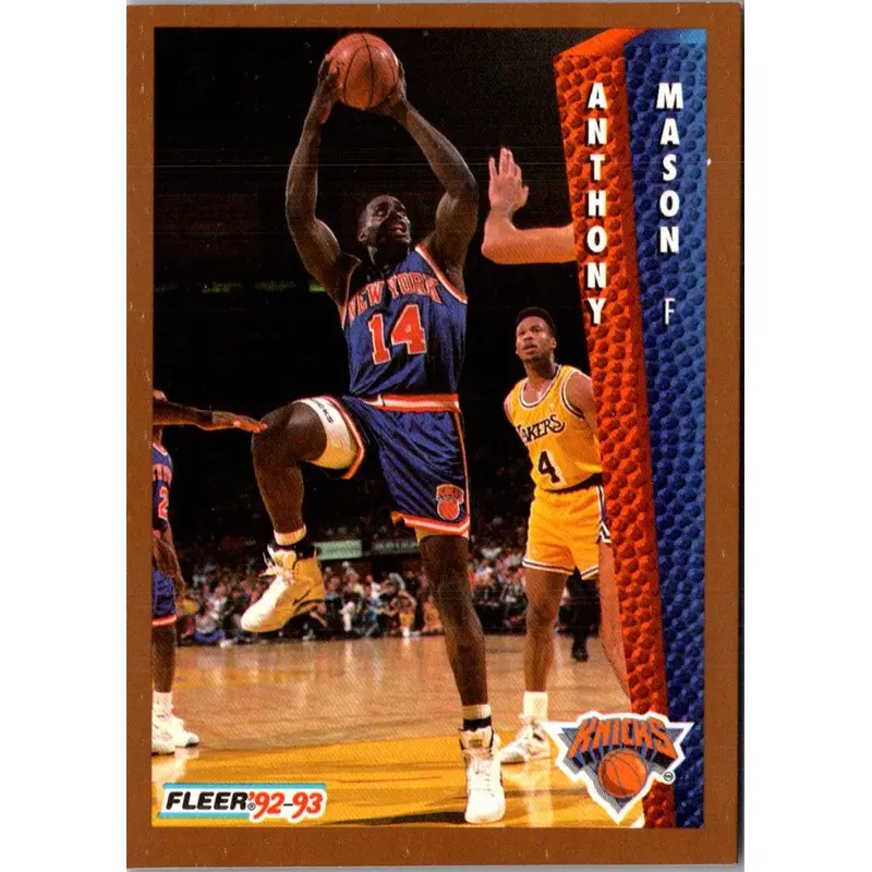 1992 Fleer Anthony Mason #152