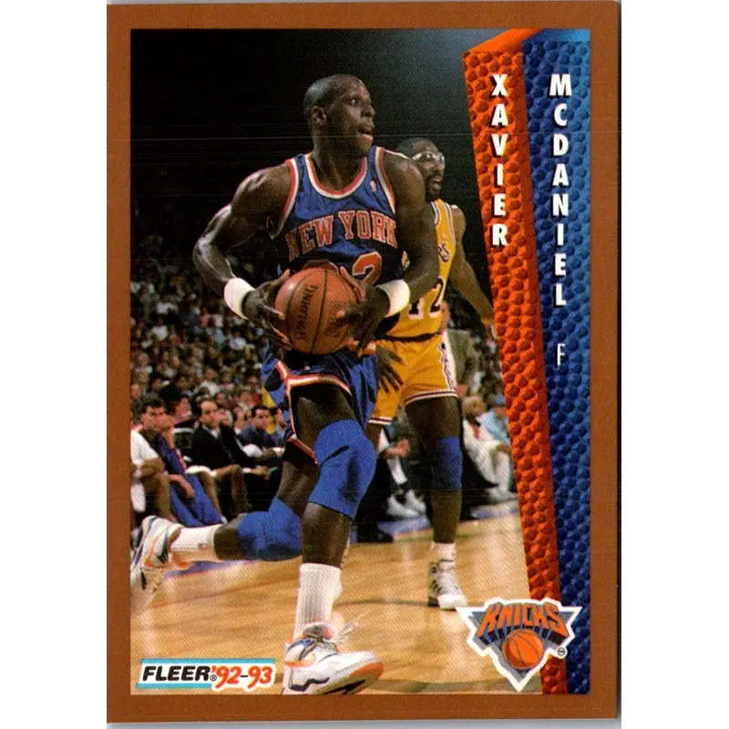 1992 Fleer Xavier McDaniel #153