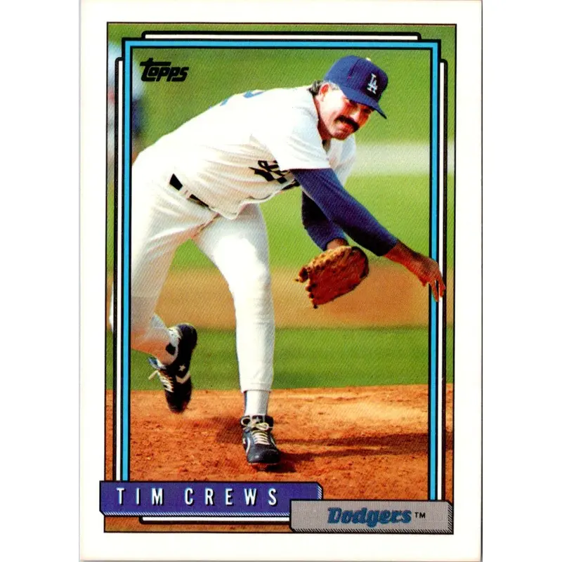 1992 Topps Gold Winners Tim Crews #642