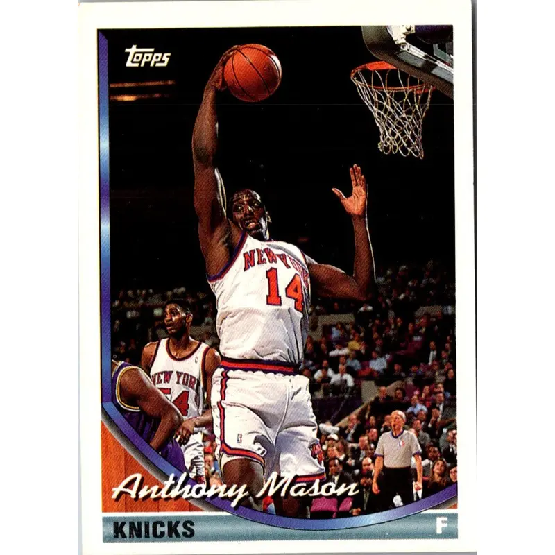 1993 Topps Anthony Mason #78