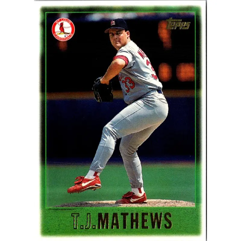 1997 Topps T.J. Mathews #343