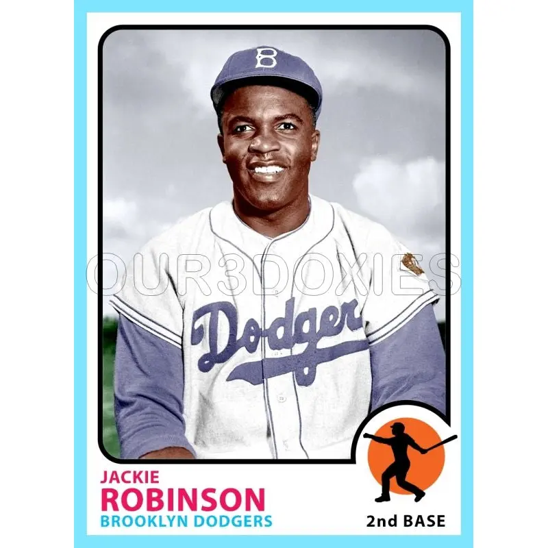 Jackie Robinson 1973 Topps Custom Card - 4793