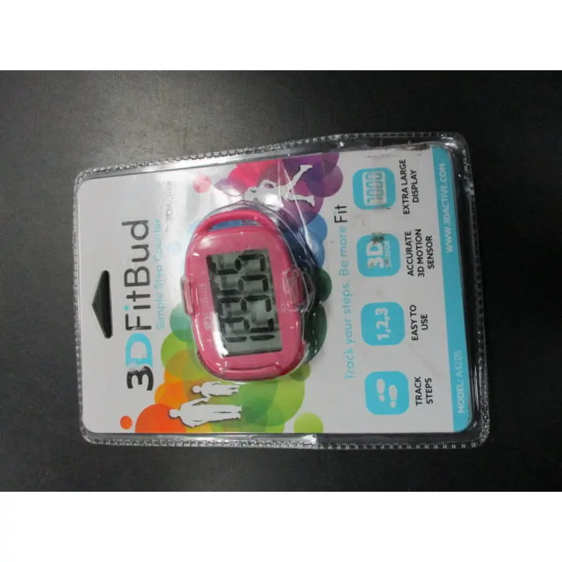 Used 3D Fit Bud Simple Step Counter Pedometer