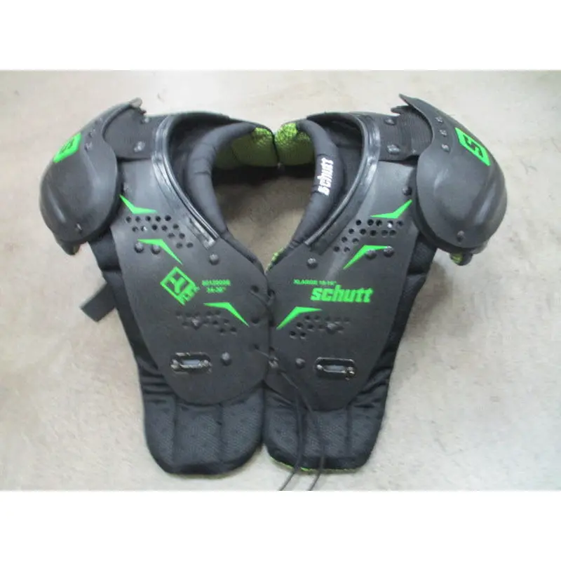 Used Schutt Y-Flex Football Shoulder Pads Size Youth XL